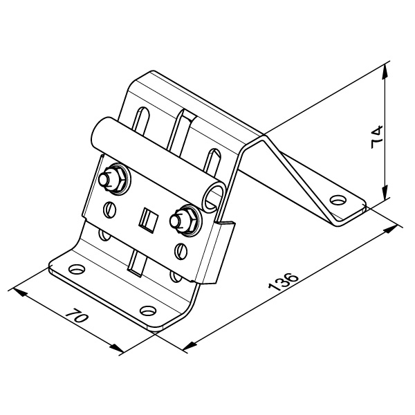 Top roller bracket