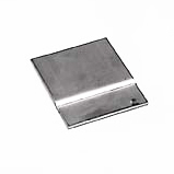 10185: Stainless steel track connecting plate 80 x 62 mm