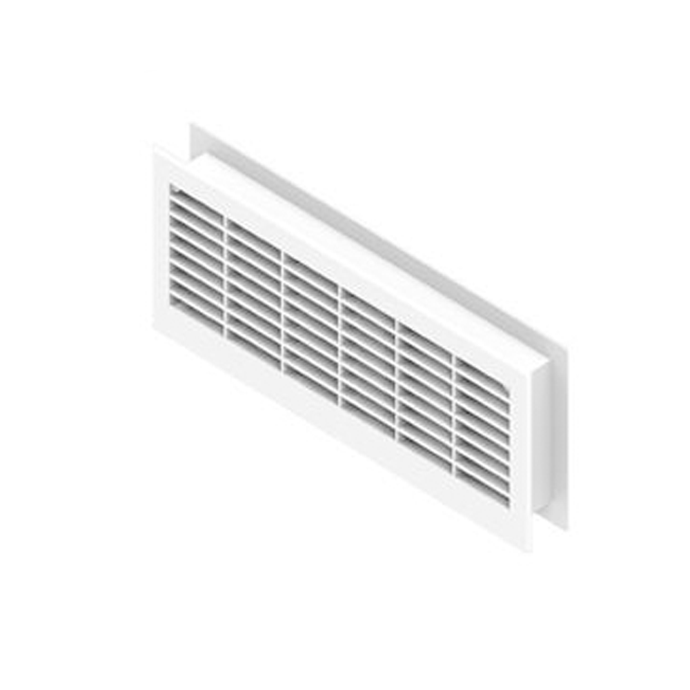 10195: Ventilatierooster afsluitbaar WIT