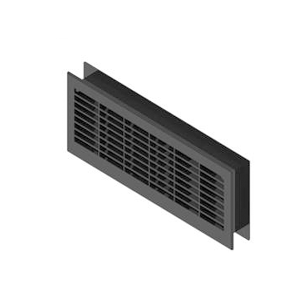 Ventilatierooster afsluitbaar ZWART - 10196