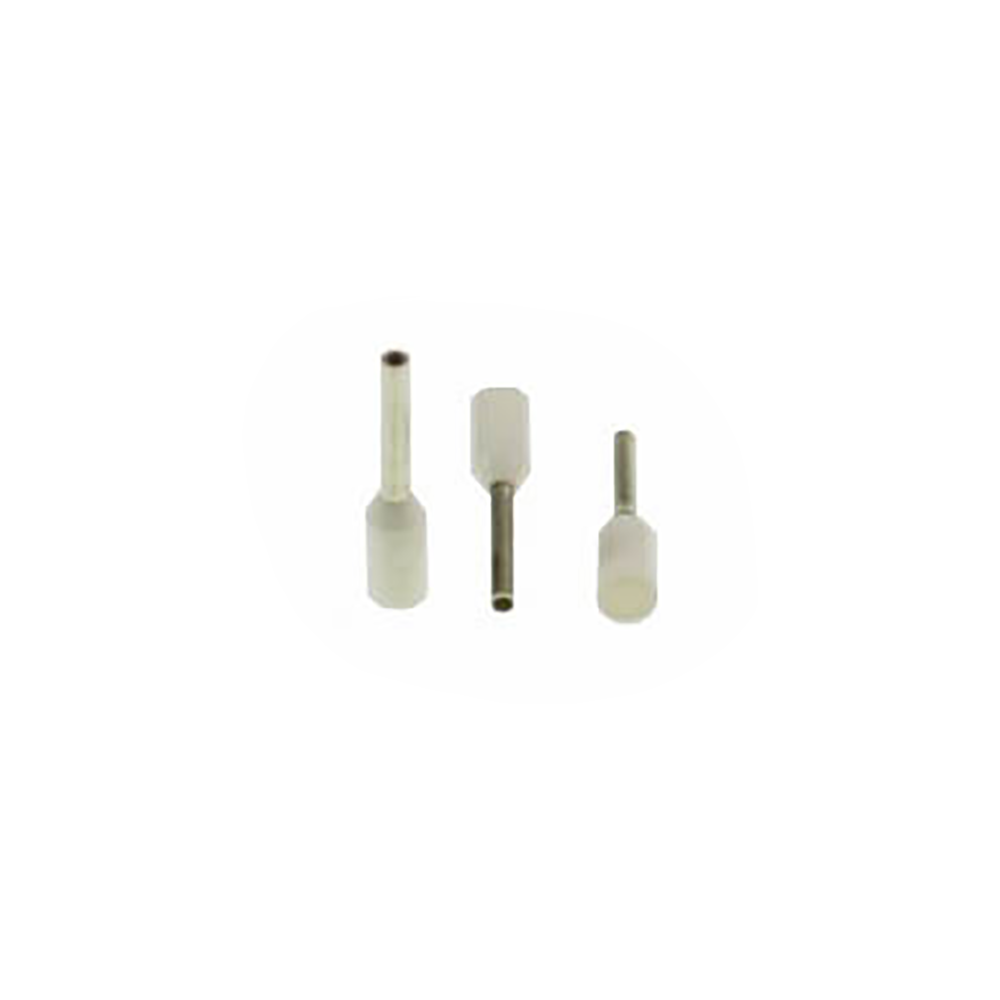 11737: Electric wire ferrule 0,5 mm² x 8 mm white