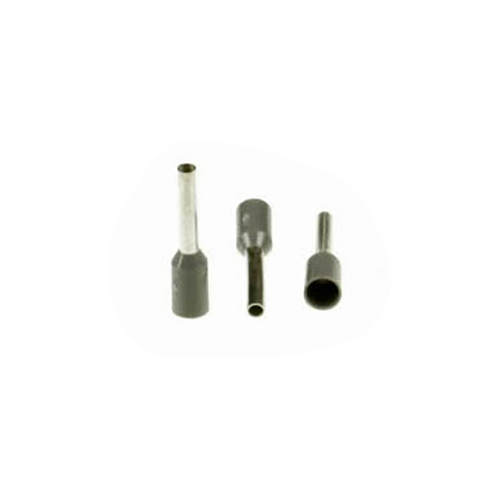 Electric wire ferrule 0.75 mm² x 8 mm grey