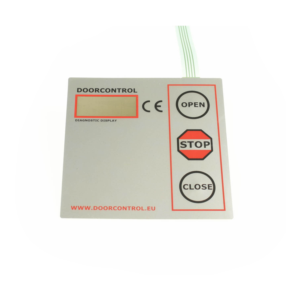 11934: Door Control DC 1500 drukknoppen folie