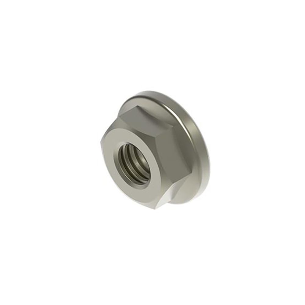 12581: Flange nut M8 stainless steel