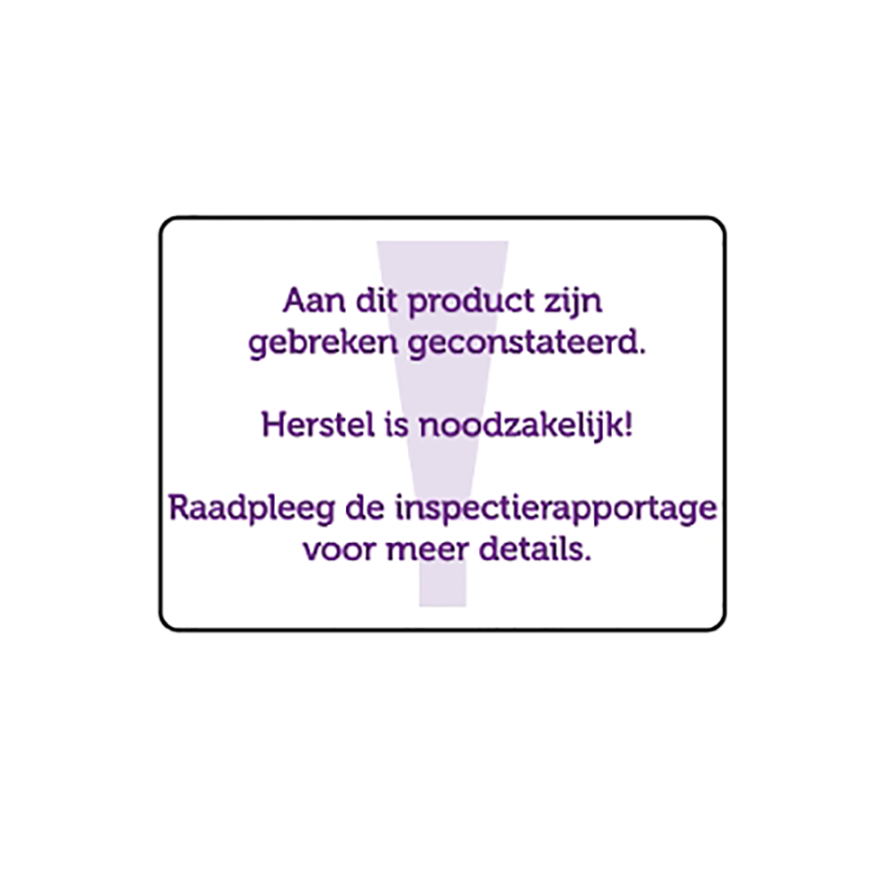 12699: Sticker Afkeur