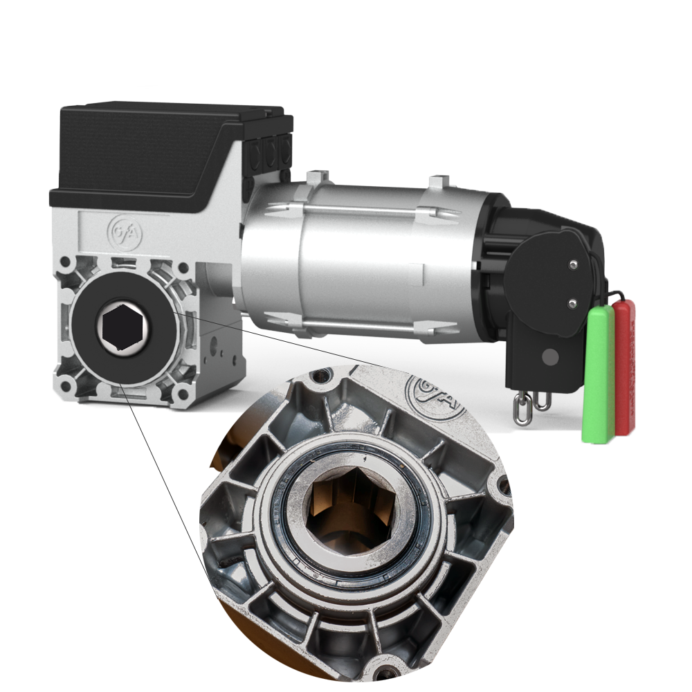 Ersatz-Antrieb GfA für Crawford CDM6 HEX32 - Ersatzantriebe für