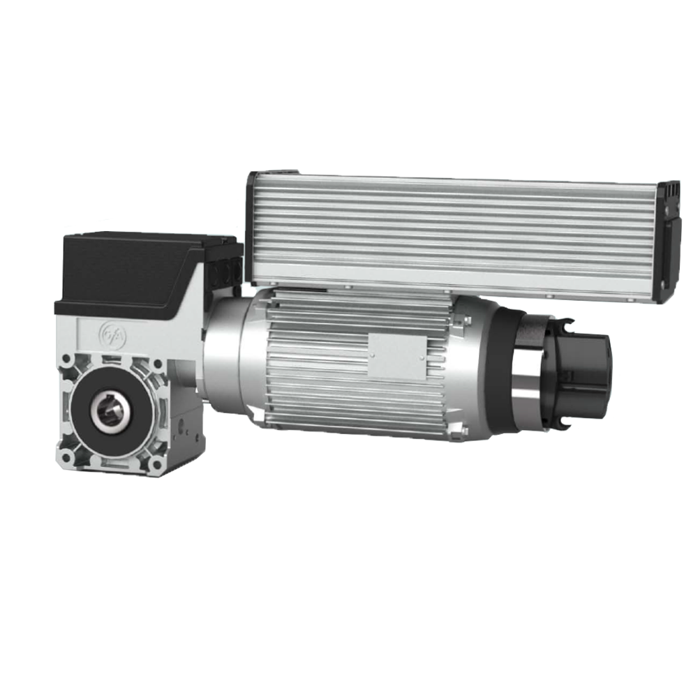 13231: GfA FU-aandrijving 60 Nm / 160 rpm / asgat 25 mm 