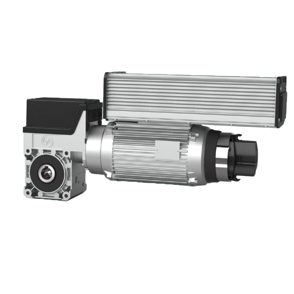 13231: GfA FU-aandrijving 60 Nm / 160 rpm / asgat 25 mm