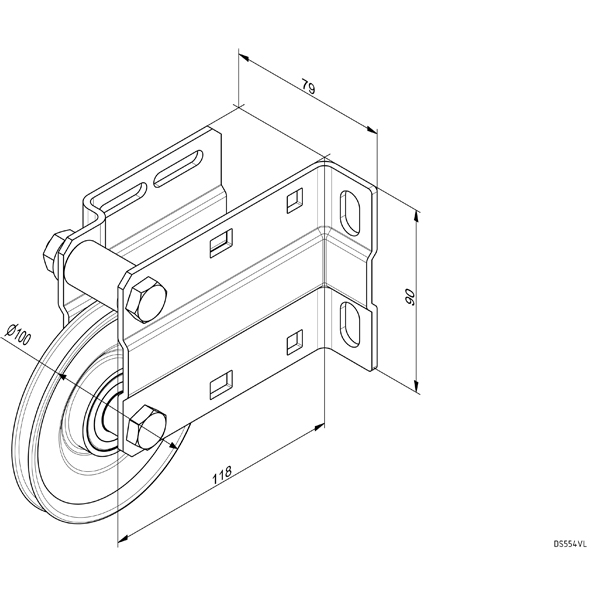 Kabelschijfconstructie VS-R