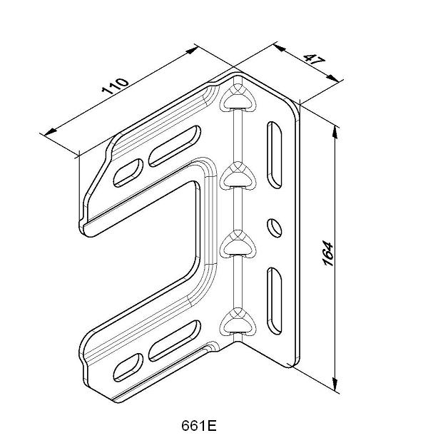 Spring break mounting plate