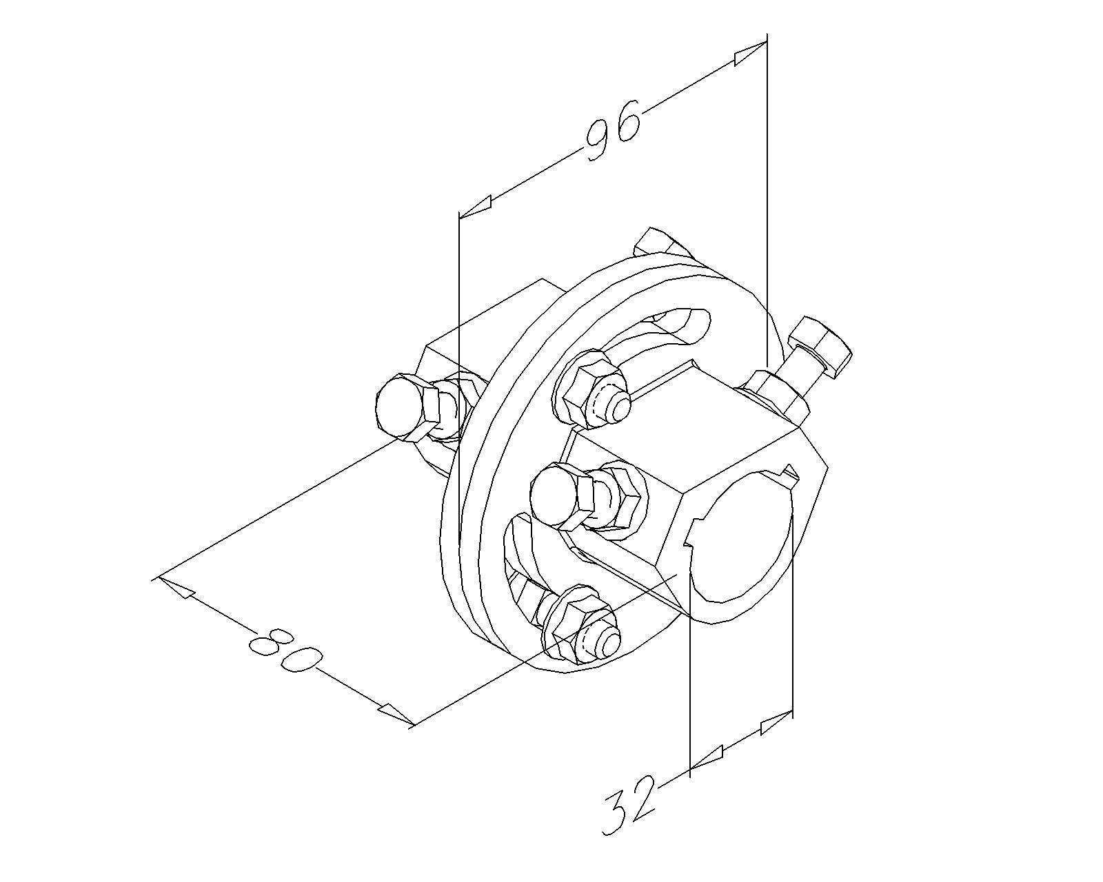 Wellenkupplung verstellbar 1,25 Inch