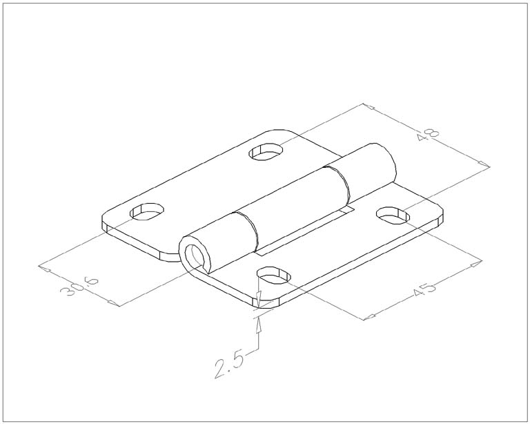 Intermediate hinge standard