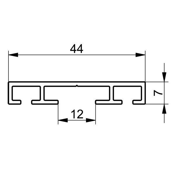 Top- en bodemprofiel plat