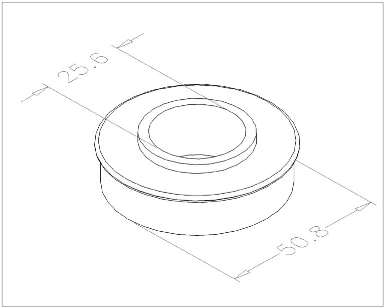 Kugellager 1 Zoll (25,4 mm)