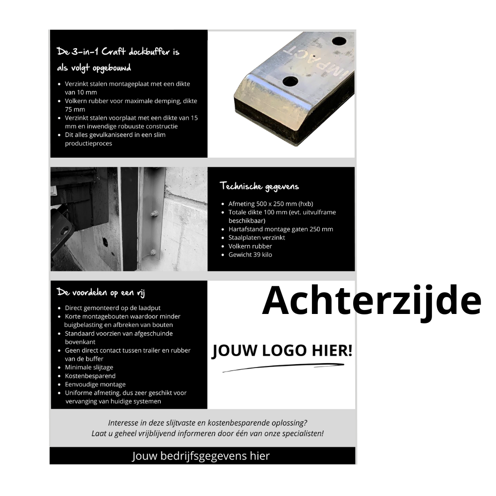 Brochure Craft IMPACT dockbuffers (in eigen huisstijl)