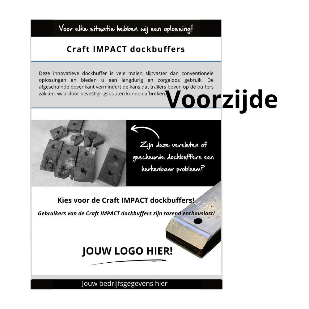 Brochure Craft IMPACT dock buffers (in your own corporate identity)