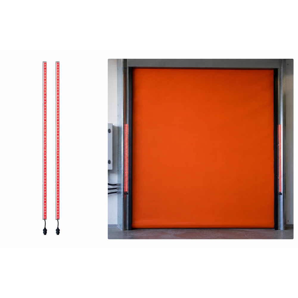14224: Complete LED passage safety set for door openings 400V (2 LED strips)