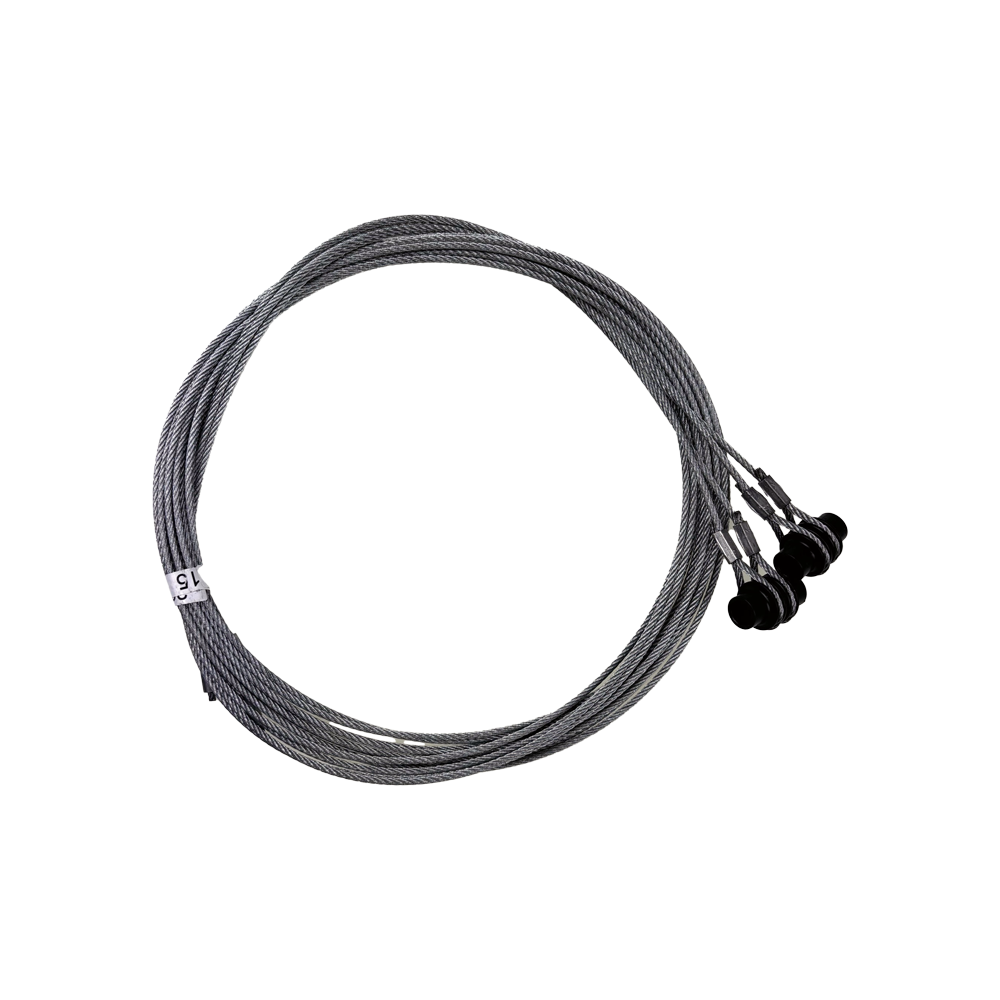 14048: Hörmann hefkabelset voor garagedeuren met Z-beslag (L=2490mm)
