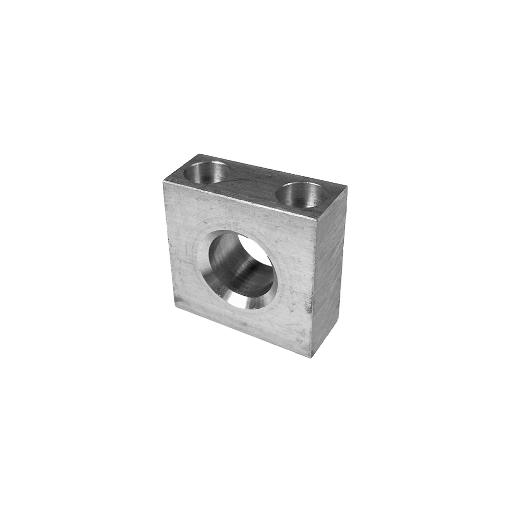 13629: Mounting block without thread for damper 11995
