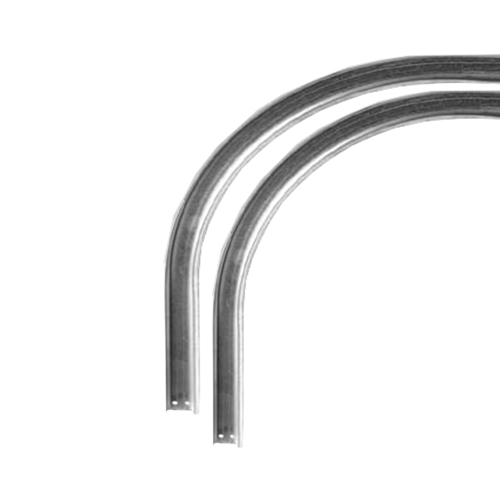 11218: Stainless steel track curve 2 inch (radius 380 mm)