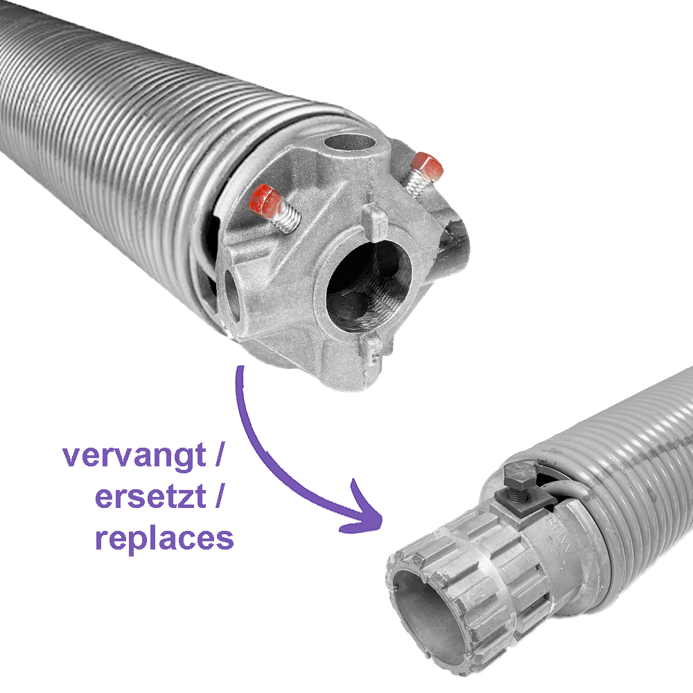 Torsieveren passend op Assa Abloy OH1042P deuren (T-veer 95 mm)