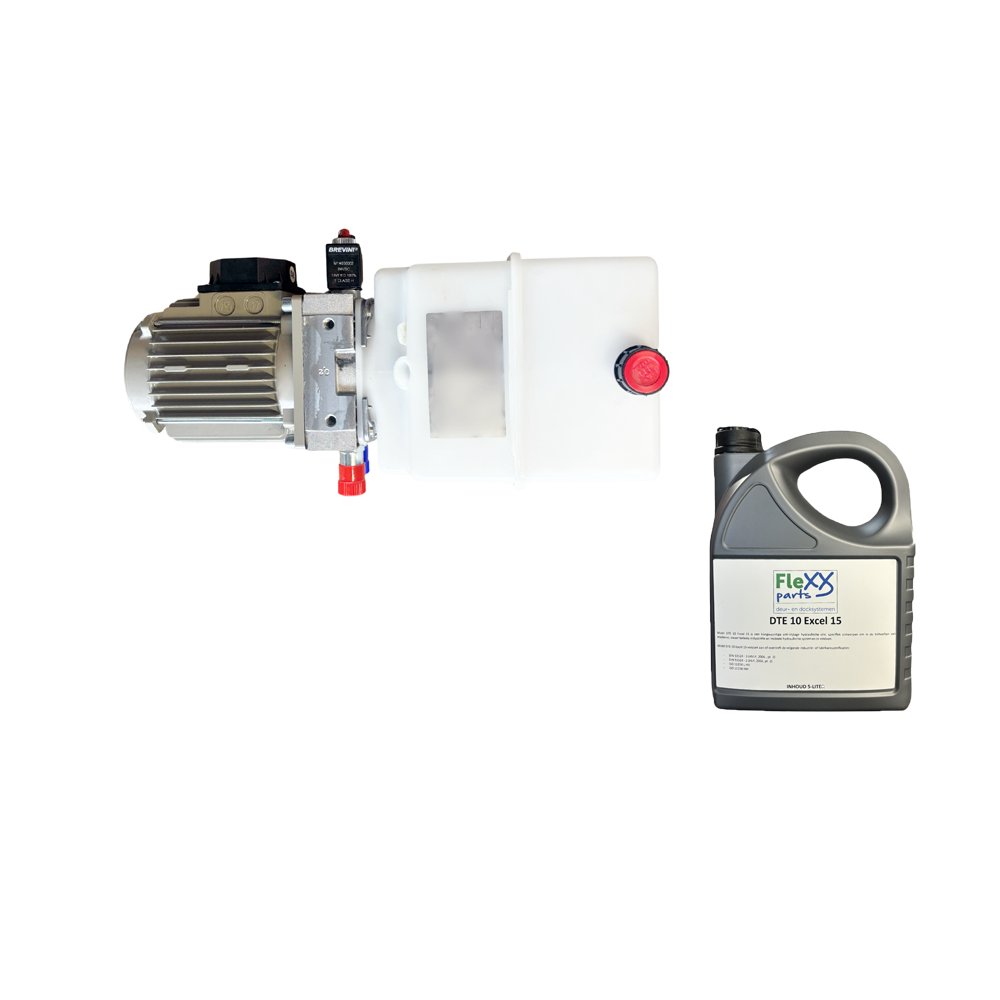14042: Universele hydraulische unit 0,75 kW / 1MV (onder frame) inclusief olie