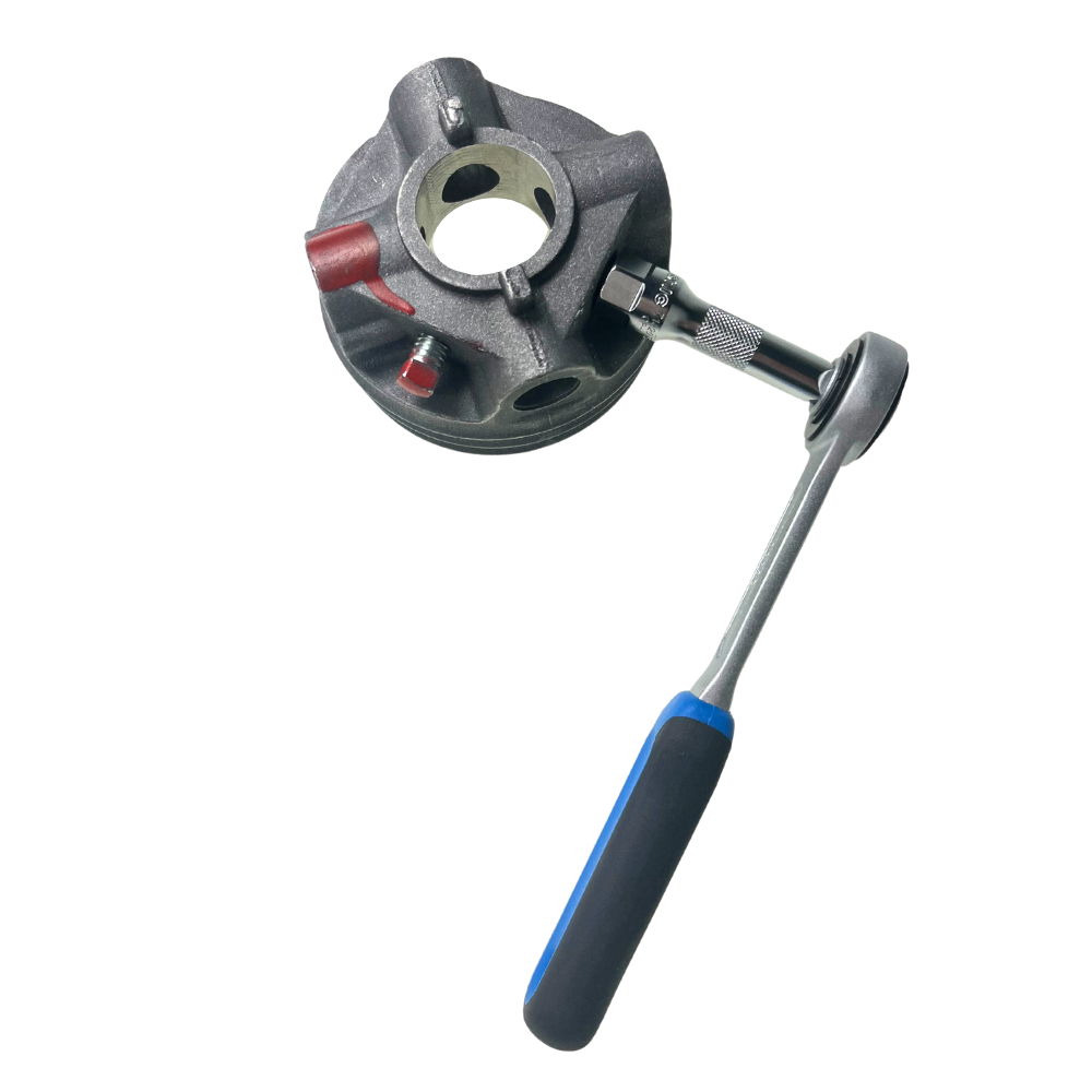 Spring wrench with extension