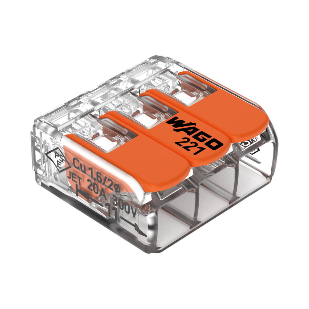 11745: WACO Connecting clamp 3 way