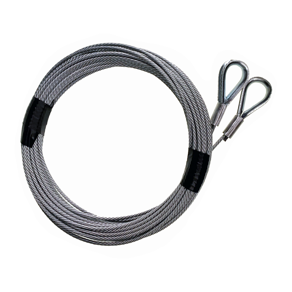 13227-5: 5 SETS Lifting cable 3x7000mm with thimble