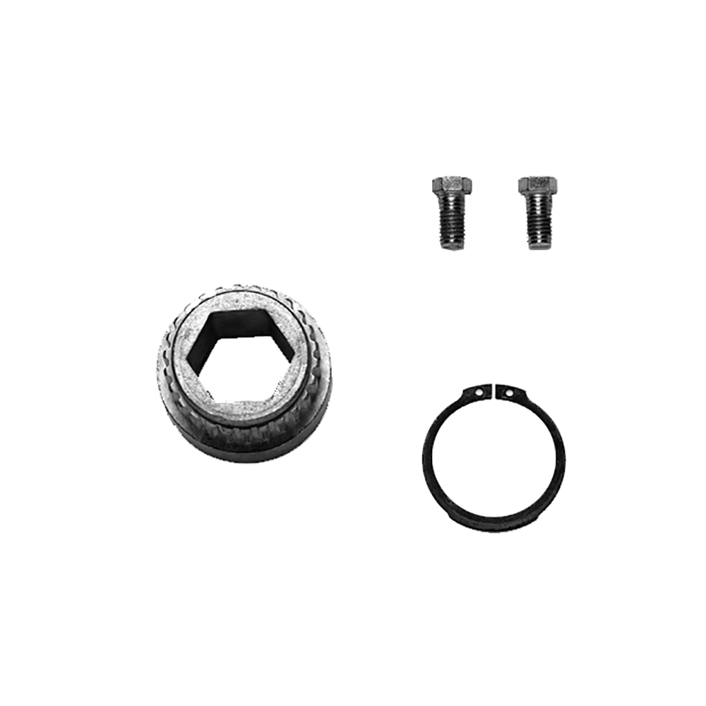 12420: Connection hub fits on hexagonal Crawford shaft