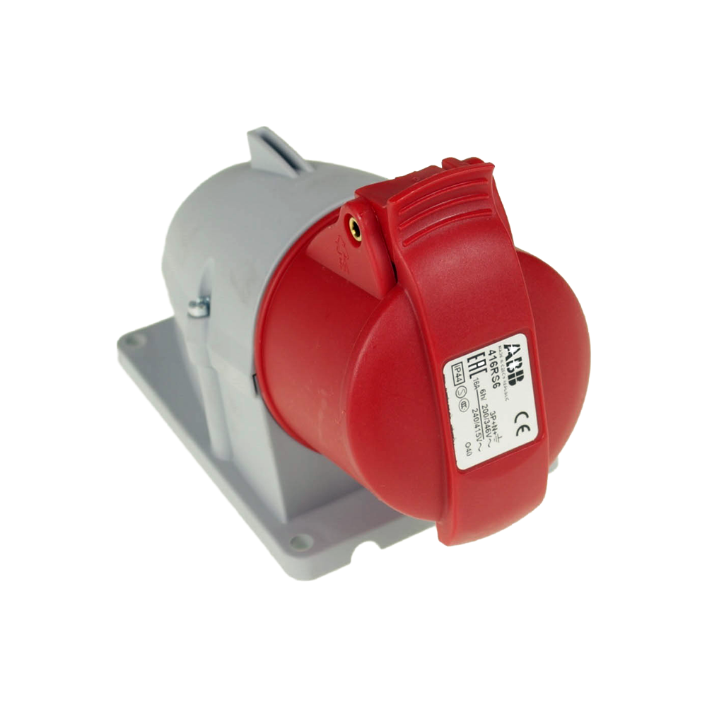 10942: Cee Form wall socket 5-pin (400 V, 16 A)