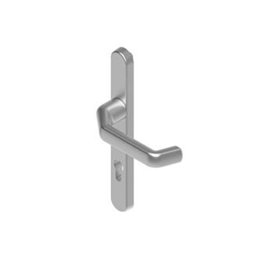 13321: Door handle with shield PC92 (outside, high handle)