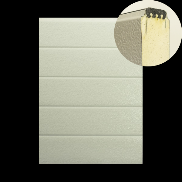 Torsektion 80x610mm, stucco/stucco - 11334