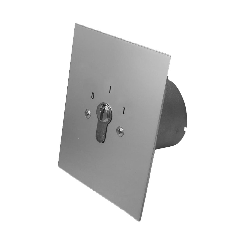 12502: GEBA key switch flush-mounted round JR1R