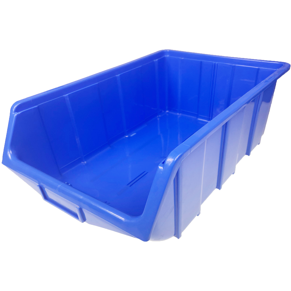 13342: Plastic stacking box blue 515x330x200mm