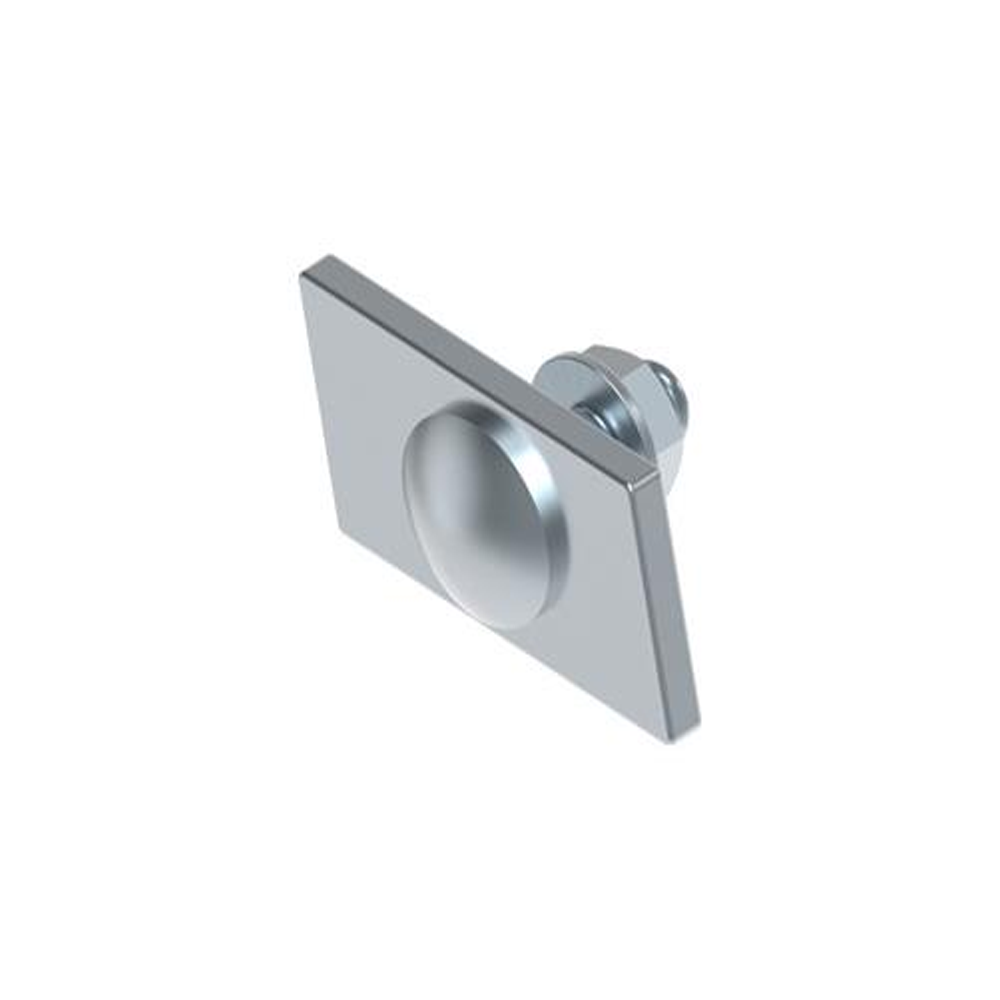 10316: Paro clamp plate 25 x 46 with carriage bolt