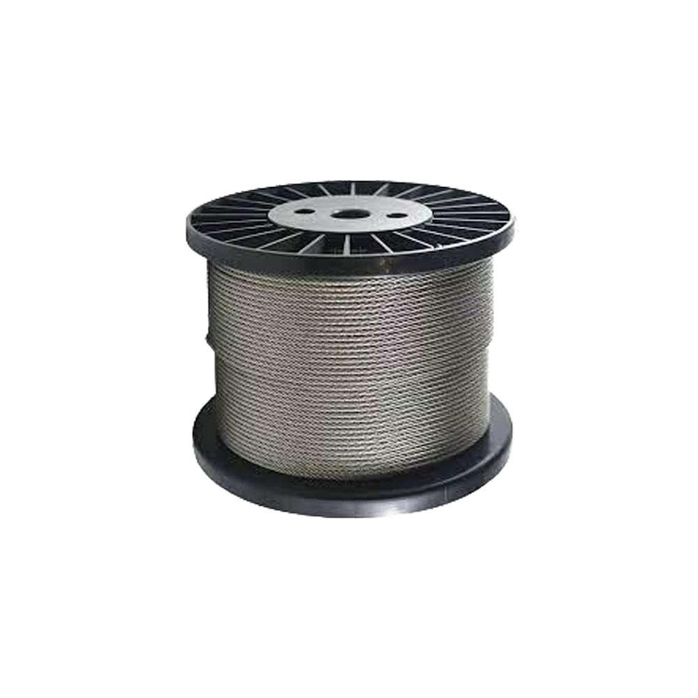 12449: Stainless steel cable on a roll, 3 mm, 250 metres