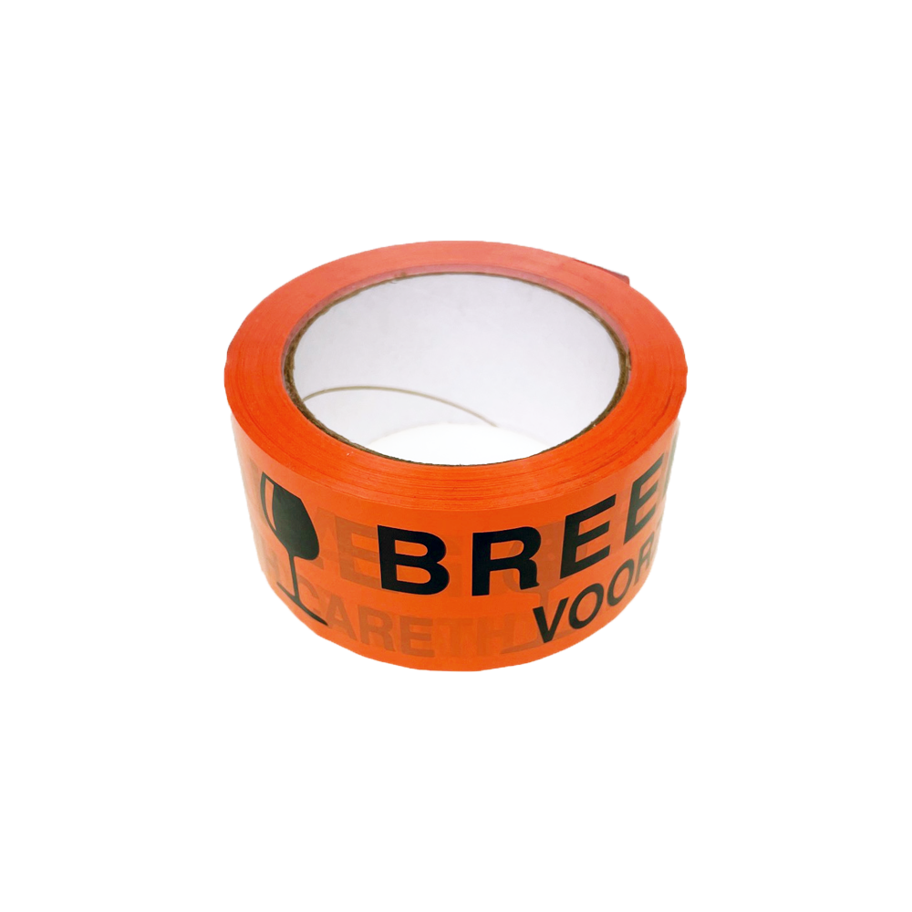 13344: Tape breekbaar/fragile orange