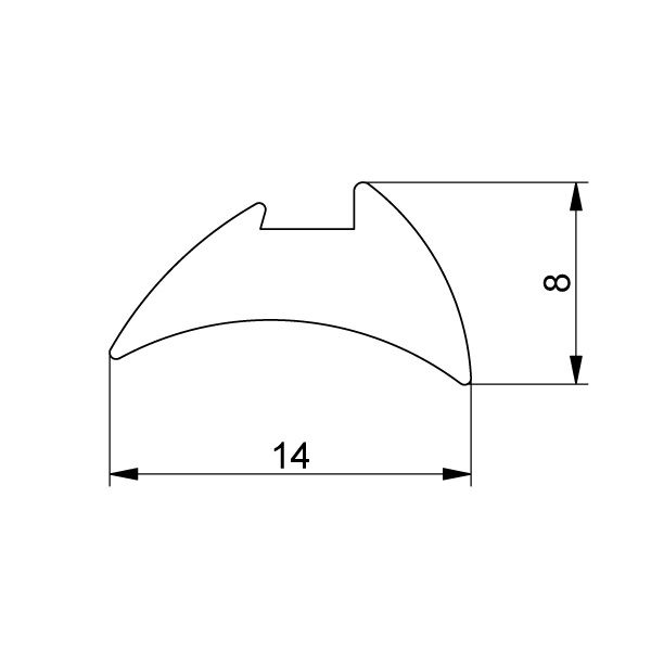 Afdichtingsrubber dubbel glas