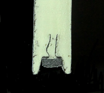 Deurpaneel STAAL 40x610mm stucco/stucco