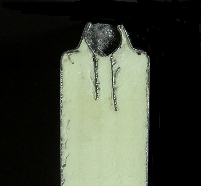 Deurpaneel STAAL 40x610mm stucco/stucco