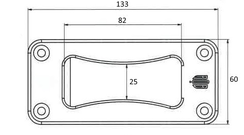 Sliding door handle 