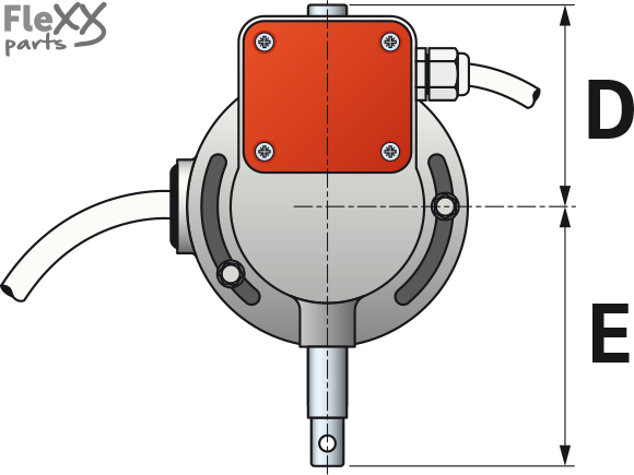 Rolladenmotor T8M rund 80 mm (150Nm)