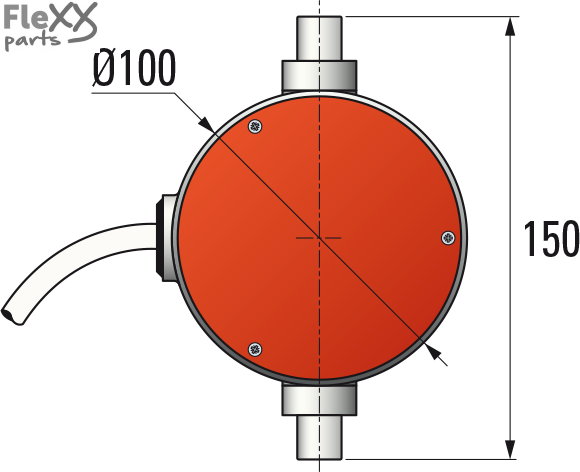 Rolladenmotor T9 rund 80 mm (300 Nm)