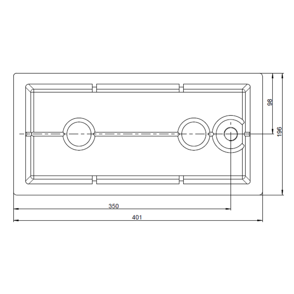 Plastic tank for Hytos hydraulic unit