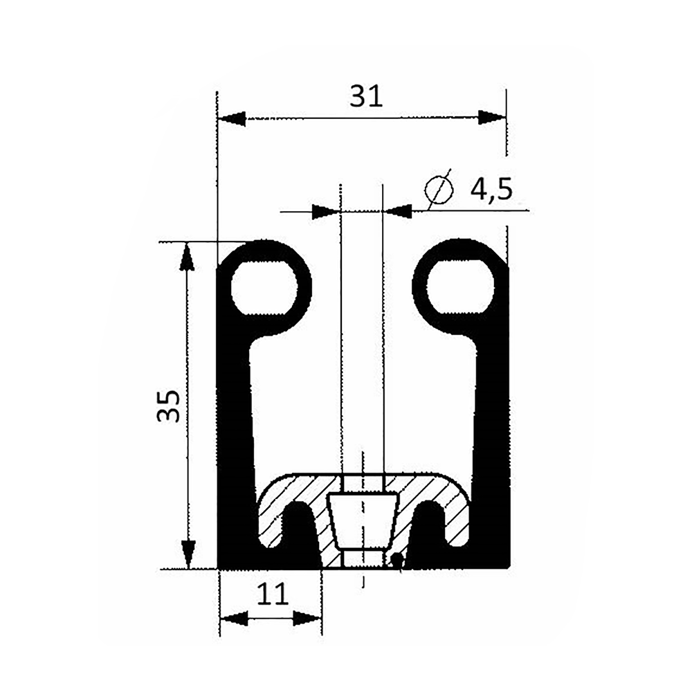 Salco rubber seal